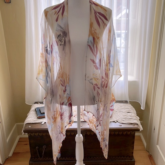 NWOT, Sheer Coverall Top, One Size, Multi Colored - Picture 1 of 9